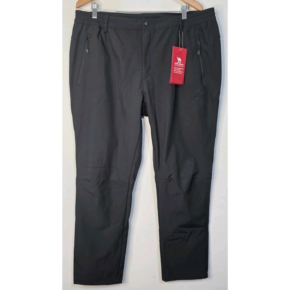 Camel Crown Insulated Softshell‎ Pants Men XXL Black Hiking Outdoor Active Snow